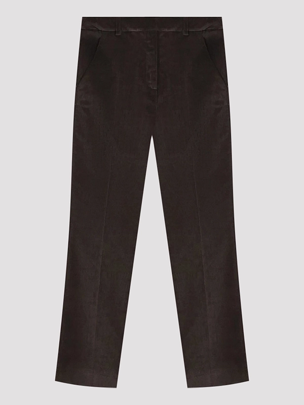 брюки вельветовые Max Mara Weekend WKDMARRUCA цвет коричневый