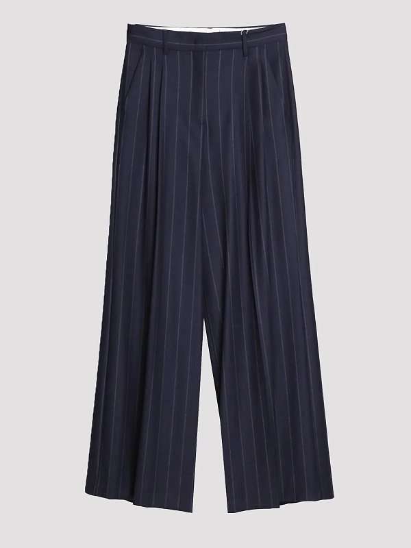 брюки Max Mara Weekend WKDNEBBIE цвет темно-синий