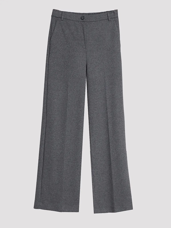брюки трикотажные Max Mara Weekend WKDORATA цвет серый