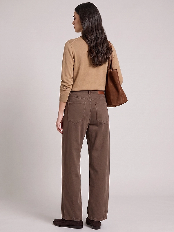 джинсы Max Mara Weekend WKDORDINE цвет коричневый