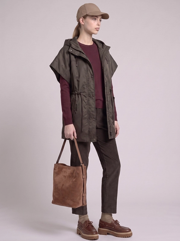 жилет Cameluxe Max Mara Weekend WKDORIGANO цвет темно-коричневый
