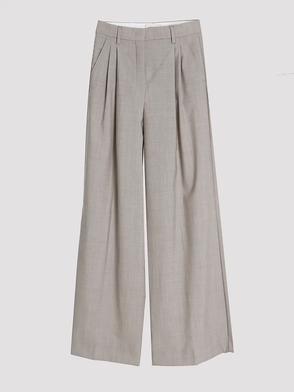 брюки Max Mara Weekend WKDOVVIO цвет бежевый