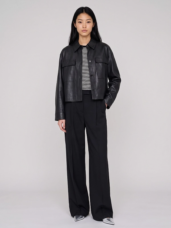 брюки Max Mara Weekend WKDOVVIO цвет черный