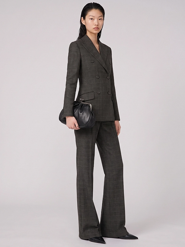 брюки Max Mara Weekend WKDPACCA цвет темно-серый