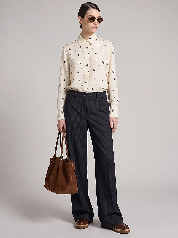 блузка Max Mara Weekend WKDPAVIDO цвет молочный