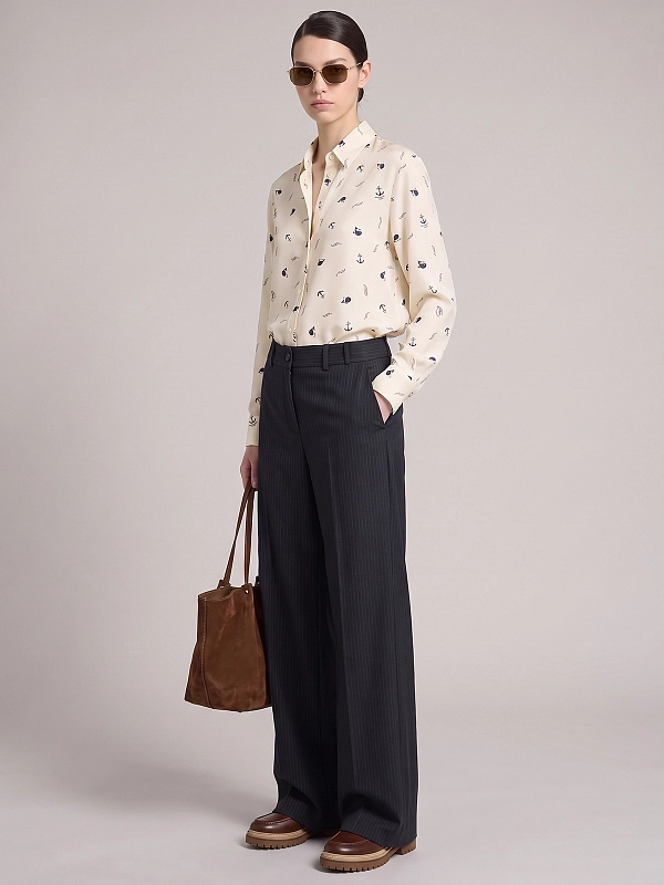 блузка Max Mara Weekend WKDPAVIDO цвет молочный