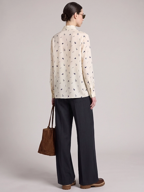 блузка Max Mara Weekend WKDPAVIDO цвет молочный
