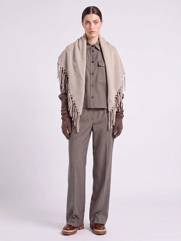 рубашка Max Mara Weekend WKDRADURA цвет светло-коричневый