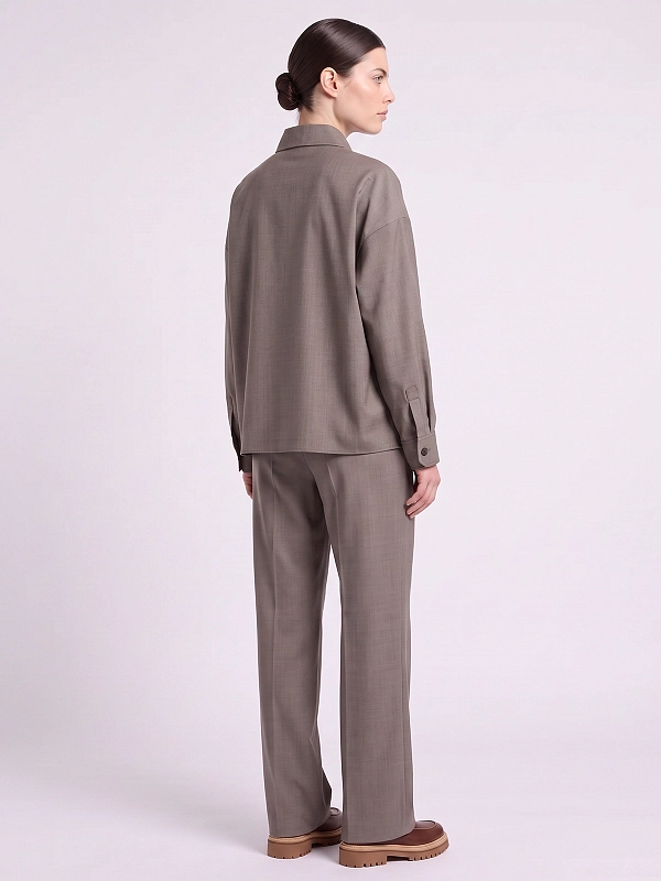 рубашка Max Mara Weekend WKDRADURA цвет светло-коричневый
