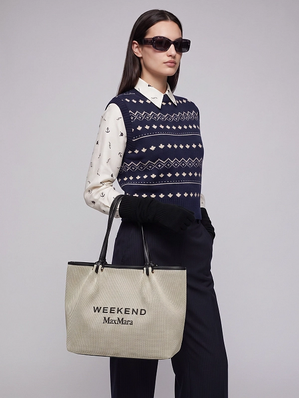 жилет трикотажный Max Mara Weekend WKDSAVANA цвет темно-синий