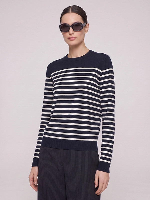 джемпер Max Mara Weekend WKDSICILIA цвет темно-синий полоска