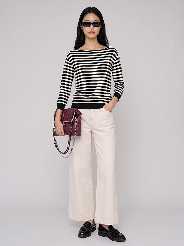 джемпер Max Mara Weekend WKDSTECCA цвет черный, полоска