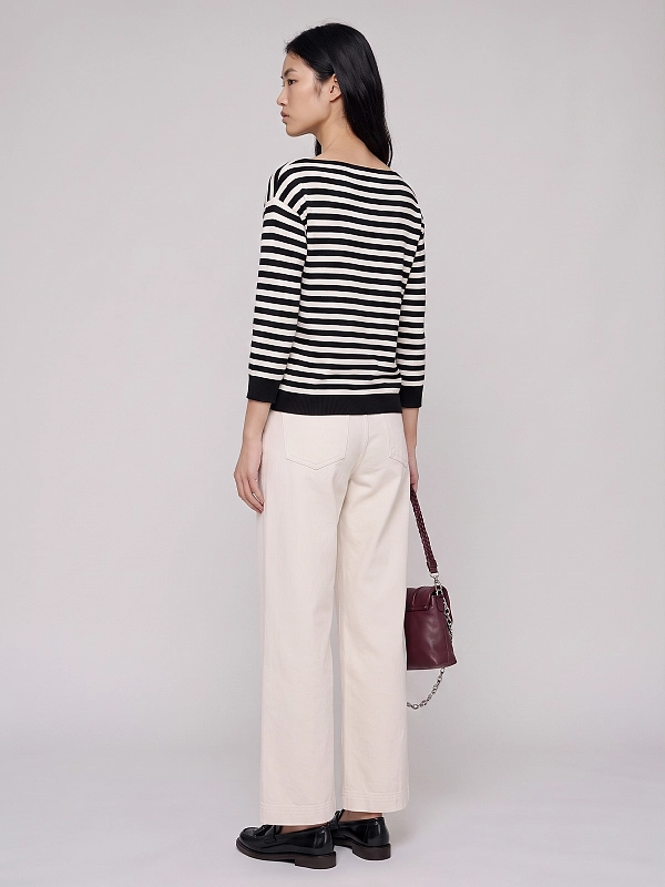 джемпер Max Mara Weekend WKDSTECCA цвет черный, полоска
