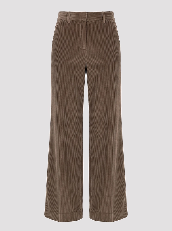 брюки вельветовые Max Mara Weekend WKDTANIA цвет светло-коричневый