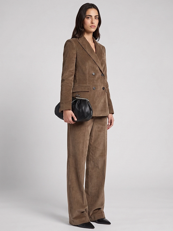 брюки вельветовые Max Mara Weekend WKDTANIA цвет светло-коричневый