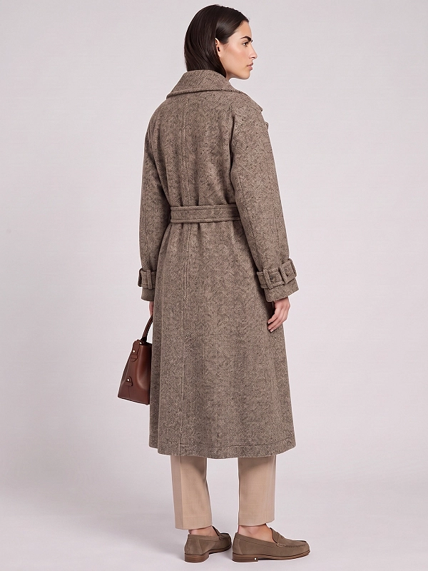 пальто Max Mara Weekend WKDTEMA цвет коричневый