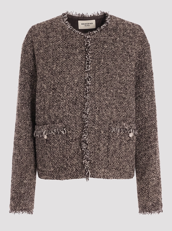 жакет Max Mara Weekend WKDVENTO цвет коричневый