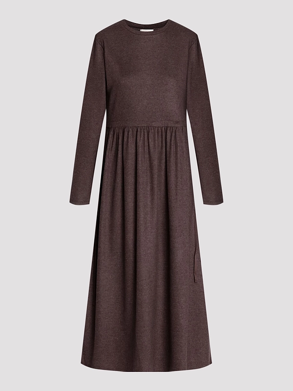 платье трикотажное Max Mara Weekend WKDVETTURA цвет коричневый