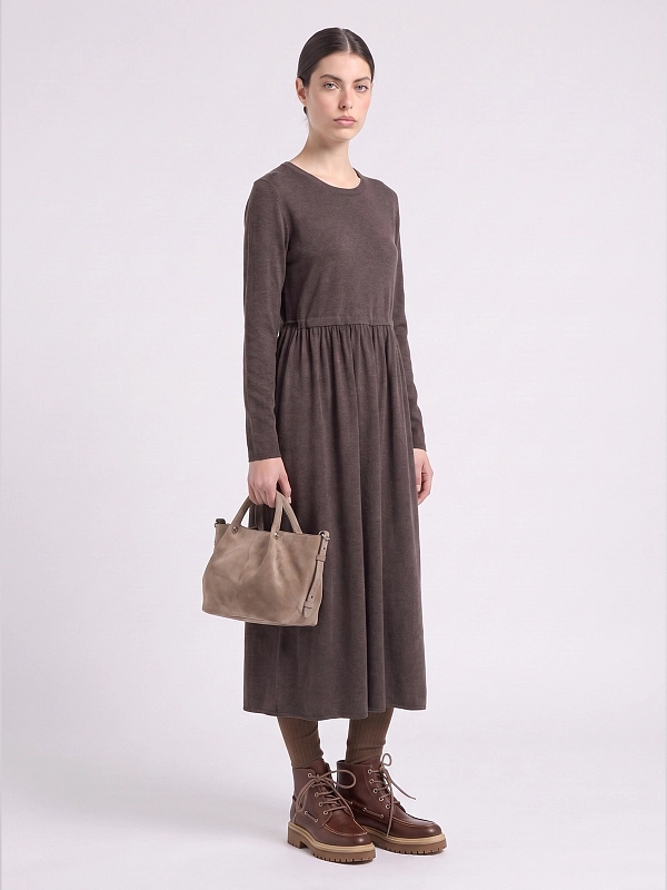 платье трикотажное Max Mara Weekend WKDVETTURA цвет коричневый