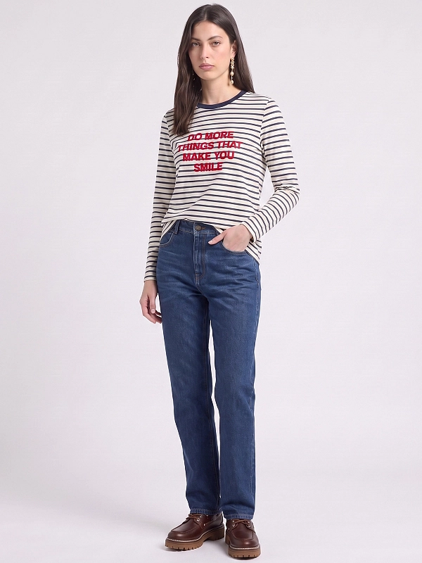 лонгслив Max Mara Weekend WKDVICINO цвет белый синий