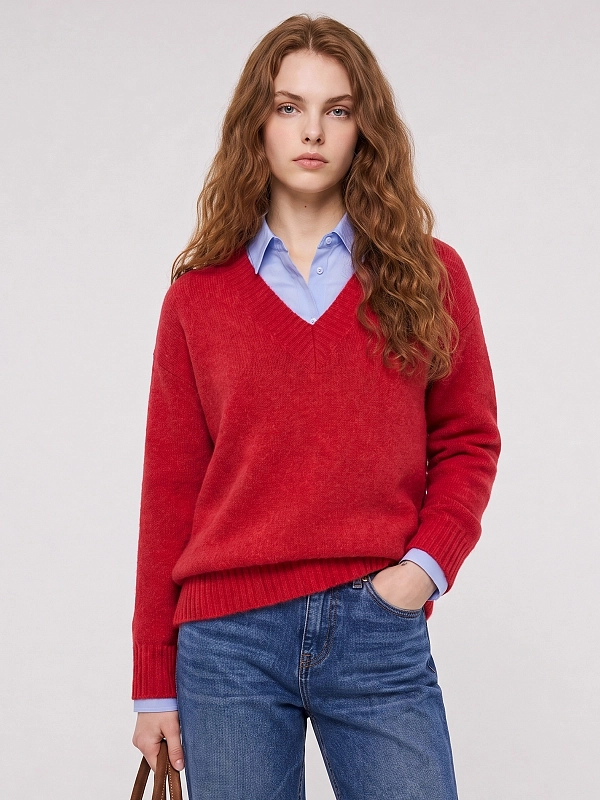 пуловер Max Mara Weekend WKDVISITA цвет красный