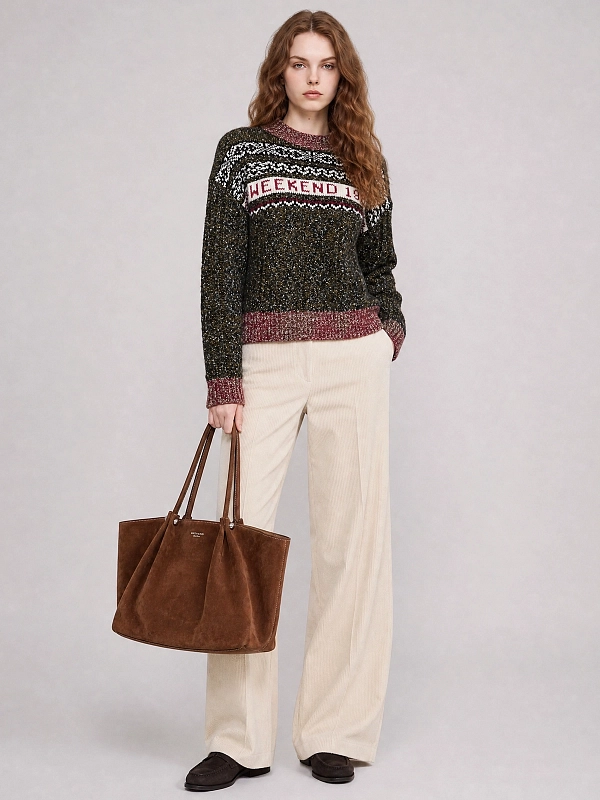 свитер Max Mara Weekend WKIQUOTA цвет хаки