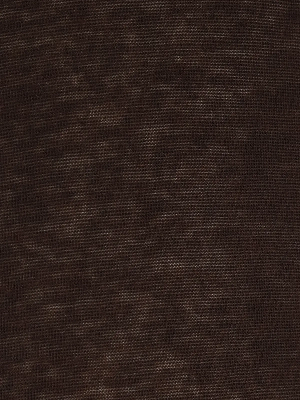 лонгслив NOTHING WRITTEN NW26PF-0055 цвет темно-коричневый