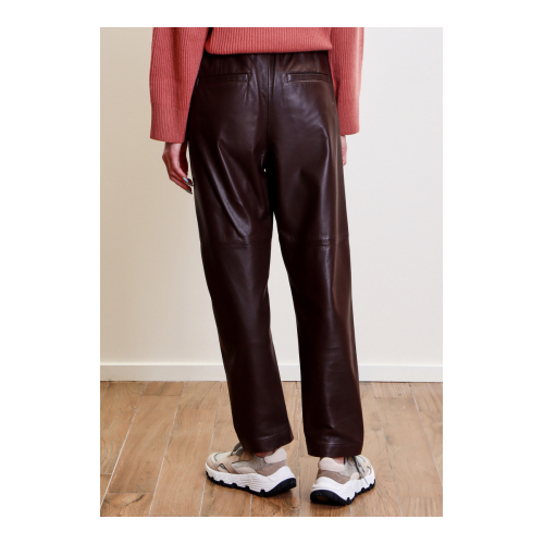 брюки кожаные Brunello Cucinelli — фото и цены