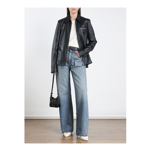 жакет кожаный Max Mara — фото и цены