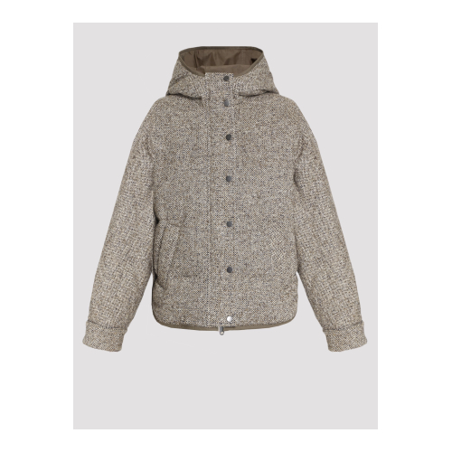 Купить пуховик короткий от Brunello Cucinelli